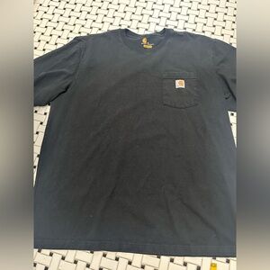 Carhartt Black Short Sleeve Tee Sturdy Cotton